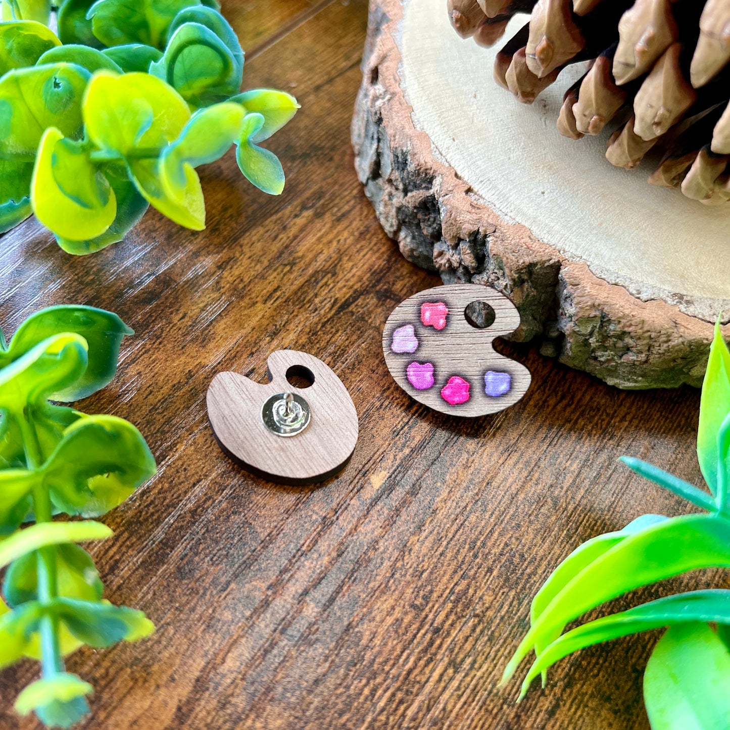 Twilight Paint Palette Wooden Pin