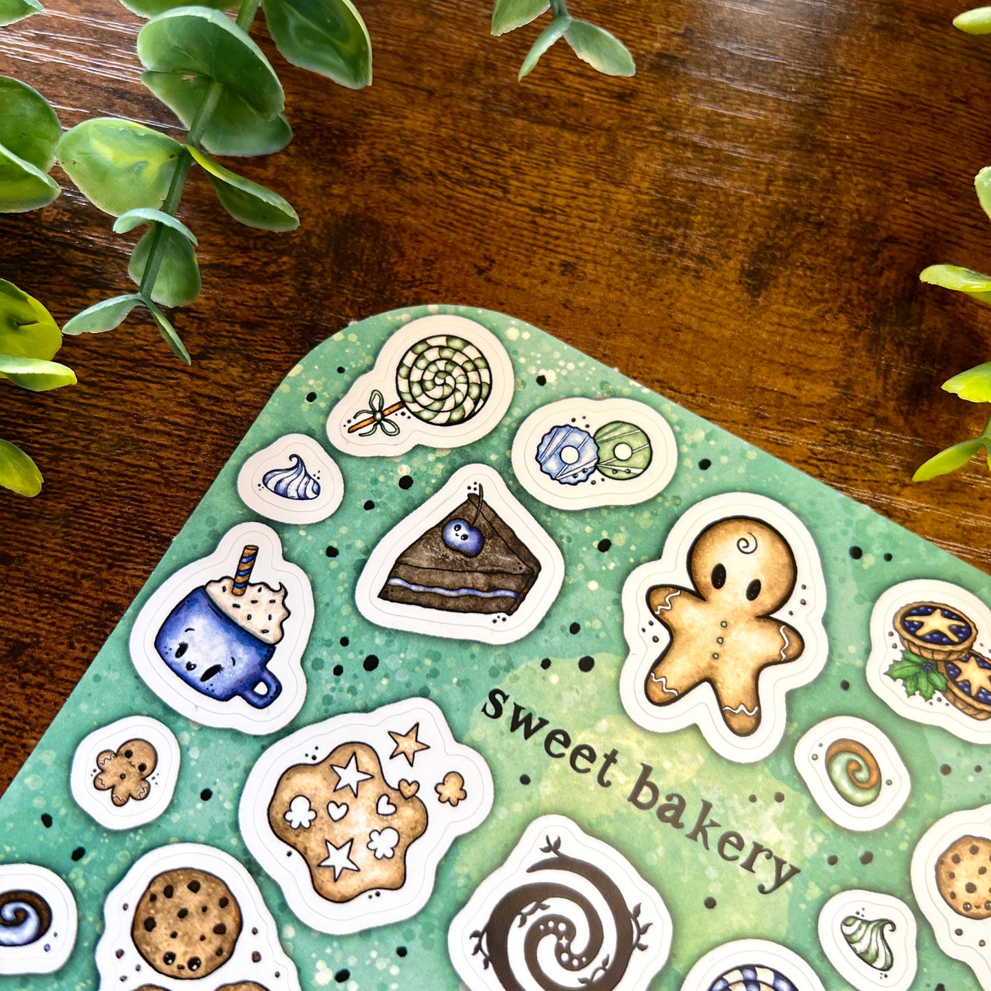 Peppermint Sweet Bakery Sticker Sheet