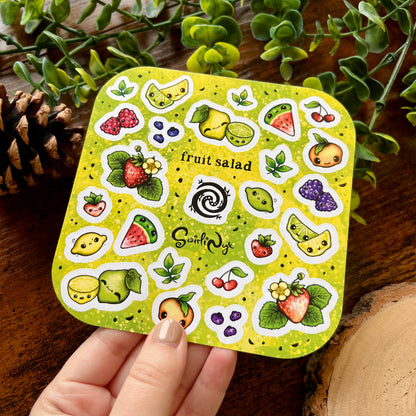 Bright Fruit Salad Sticker Sheet
