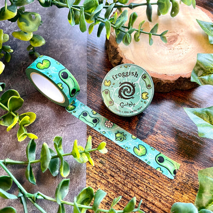 Froggish Washi Tape ~ Frogs and Lilypads