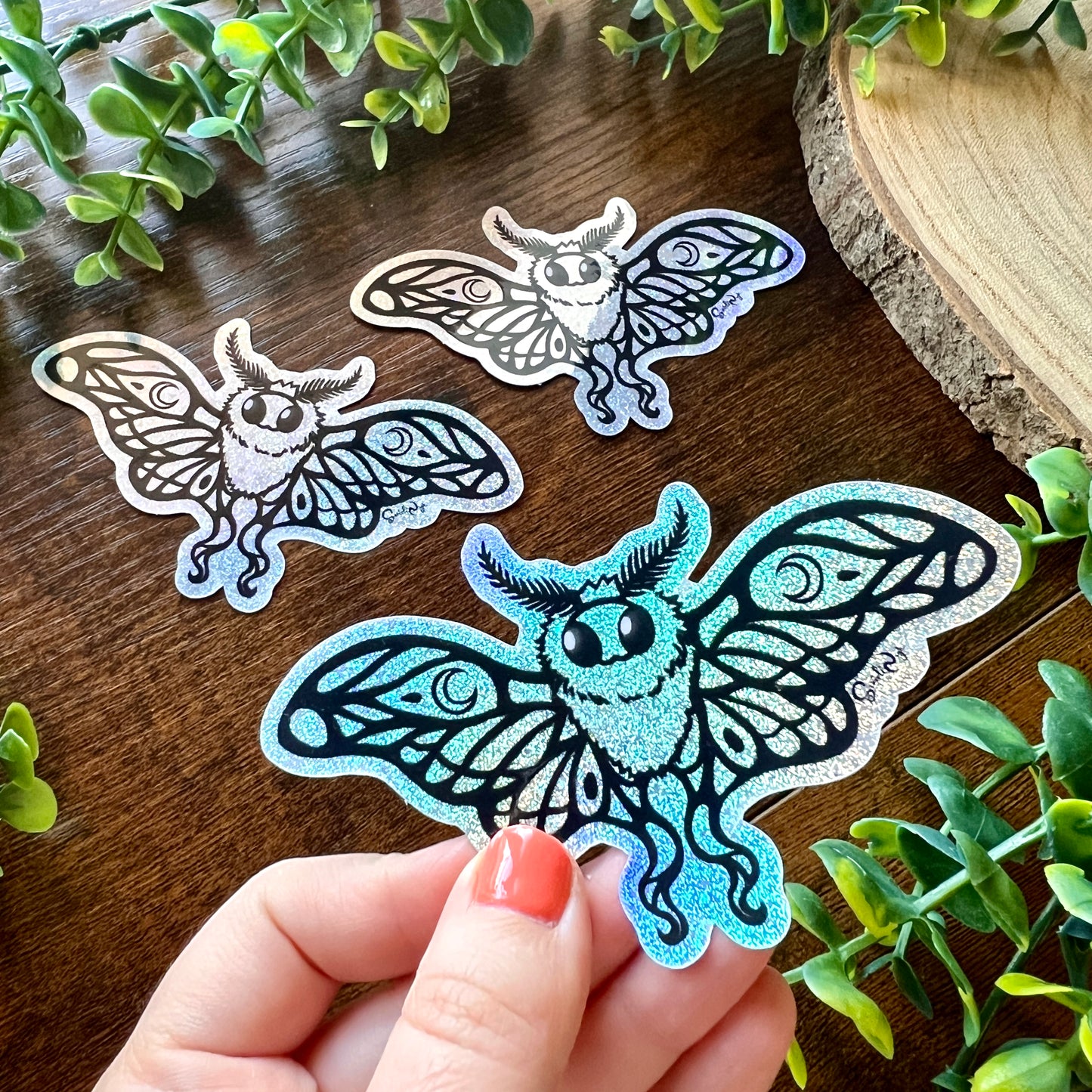 Lunie the Moth Pixie Dust Sticker