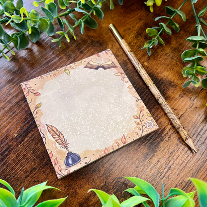 Ink and Quill Memo Pad Small