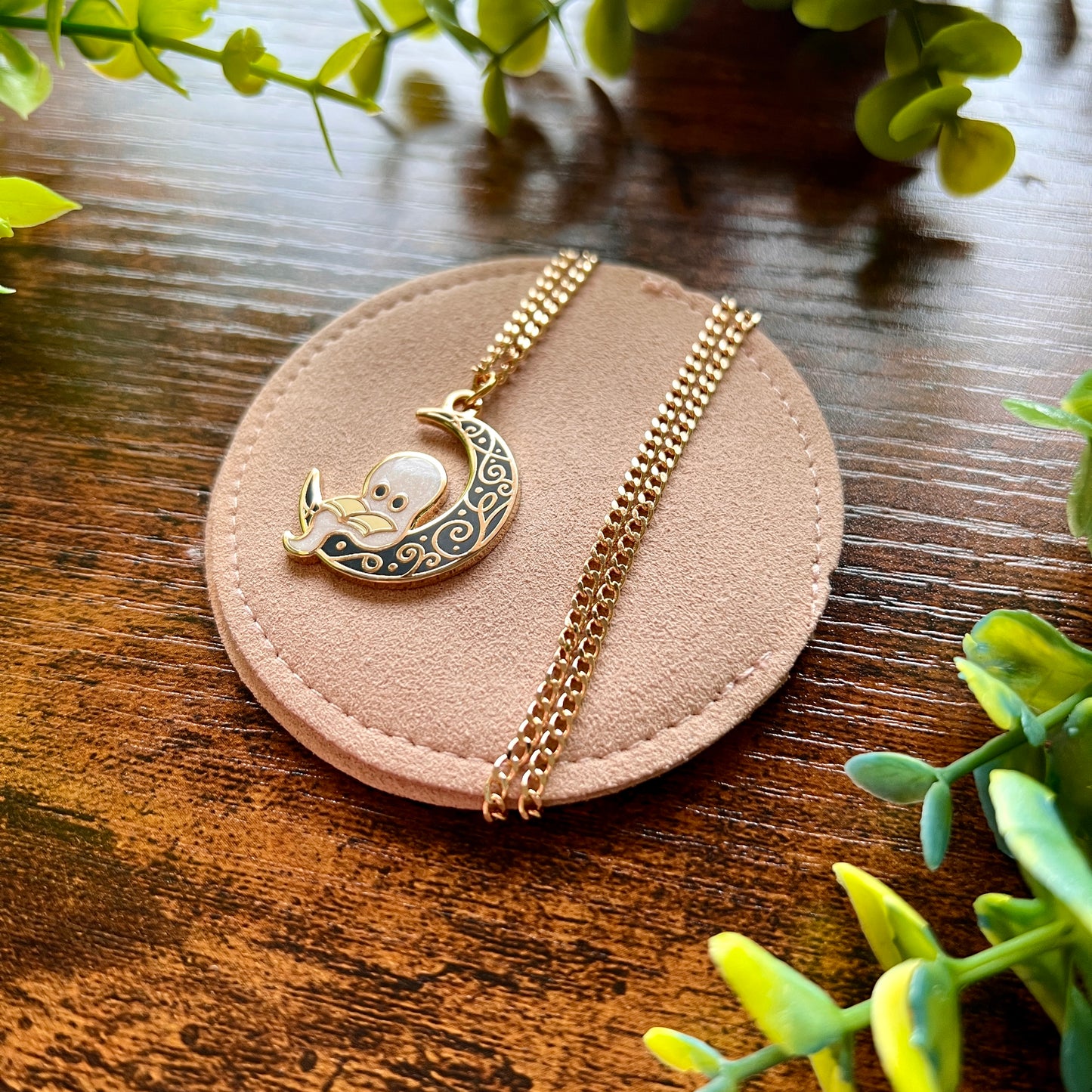 Wisper the Ghost Pendant Necklace