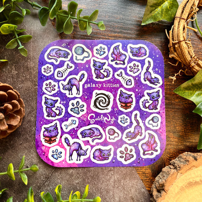 Galaxy Kitties Sticker Sheet