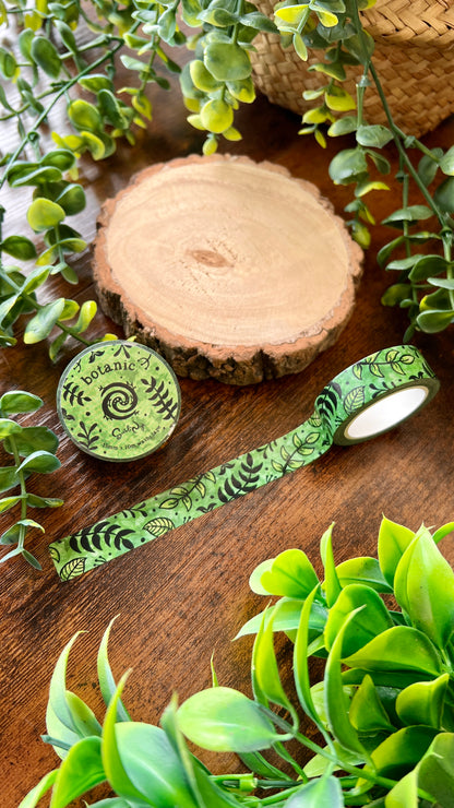 Botanic Washi Tape ~ Green Leaves & Plants