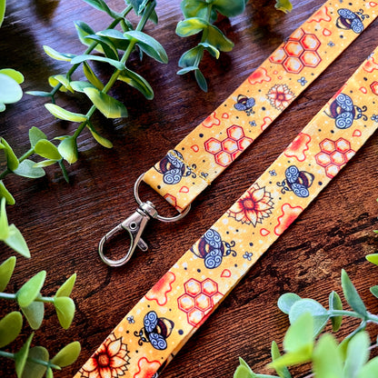 Honey Bee Lanyard
