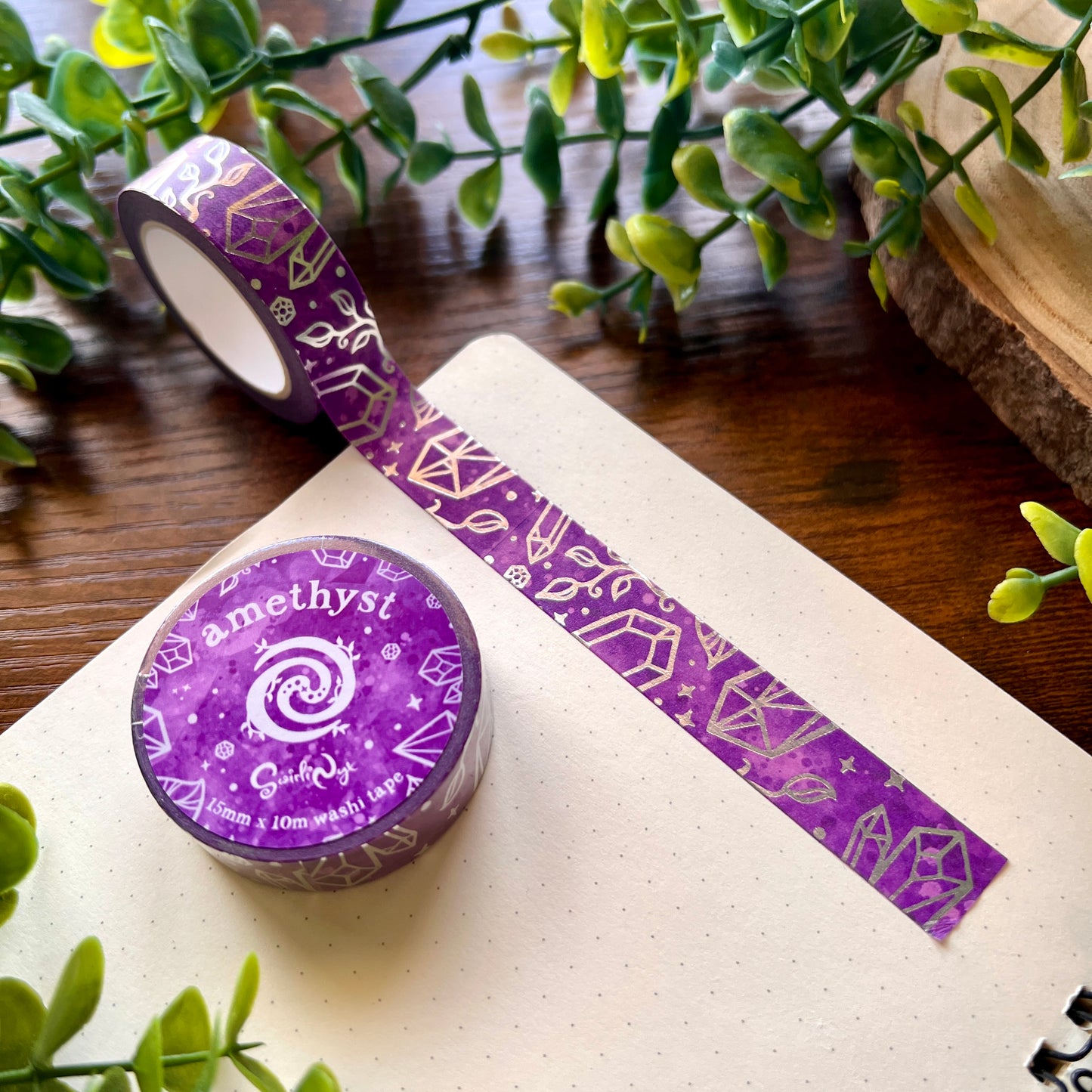 Amethyst Foil Washi Tape