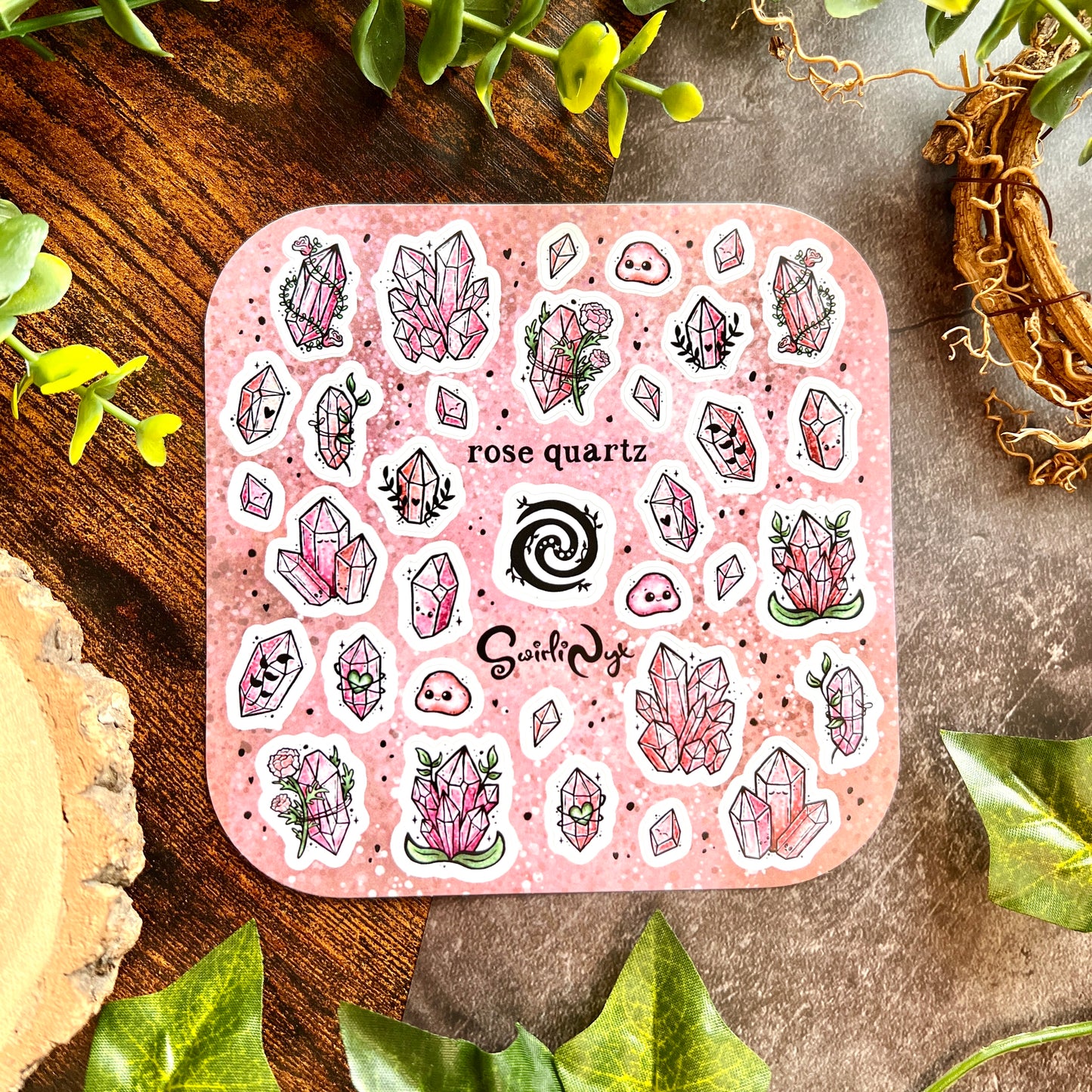 Rose Quartz Sticker Sheet