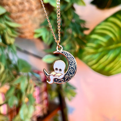 Wisper the Ghost Pendant Necklace