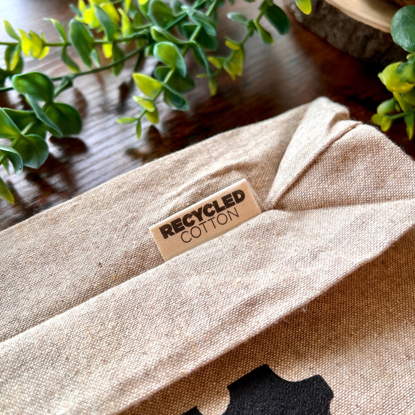 Magical Moth Stamp Recycled Tote Bag with Gusset