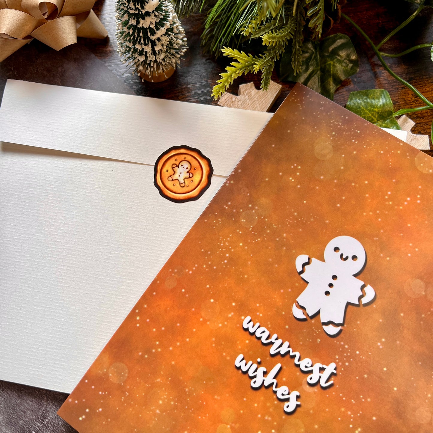 END OF LINE Festive Wax Seal Sticker Sheet