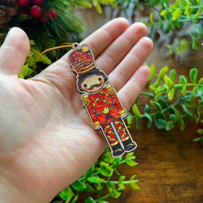 'Wilhelm' Nature's Nutcracker Wooden Decoration