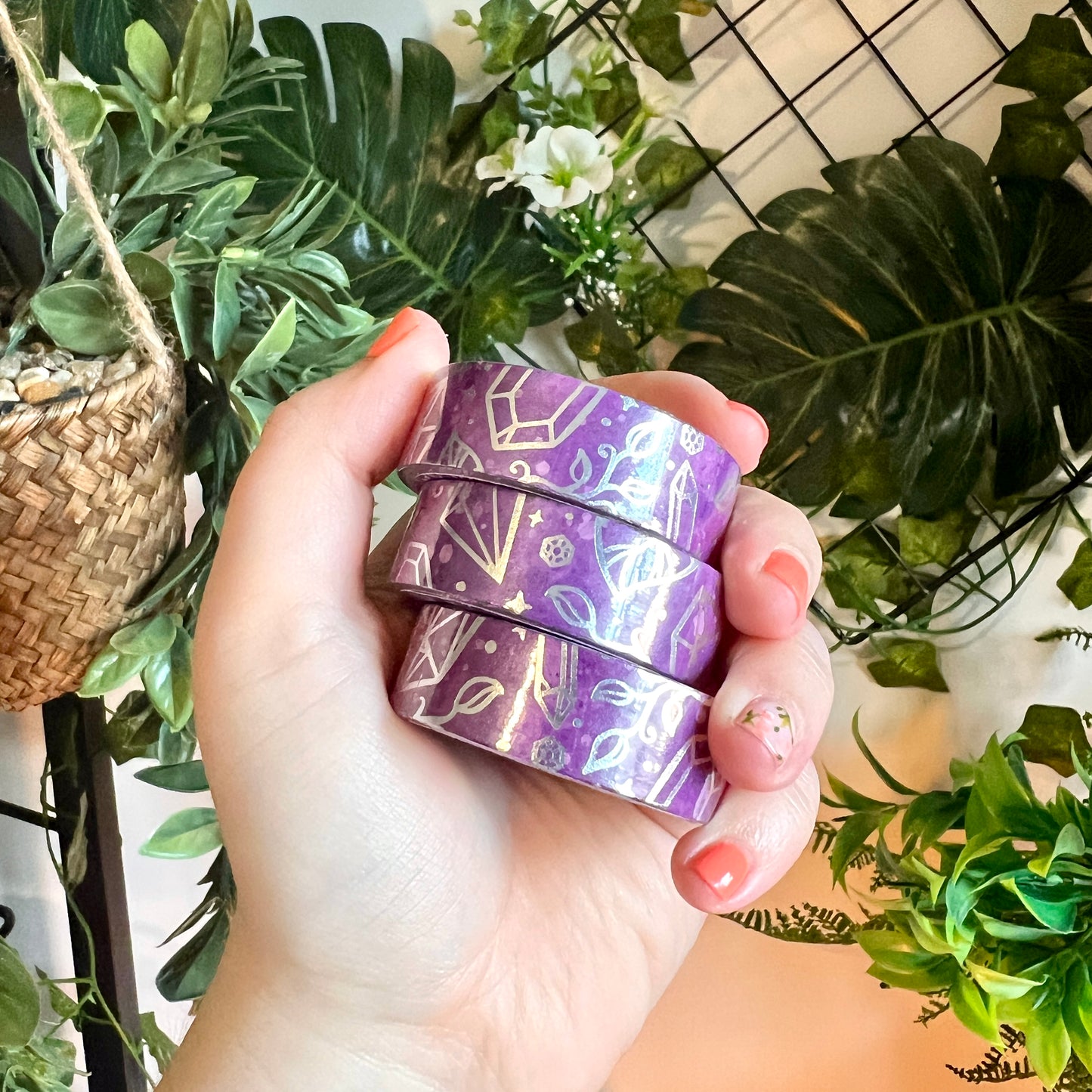 Amethyst Foil Washi Tape