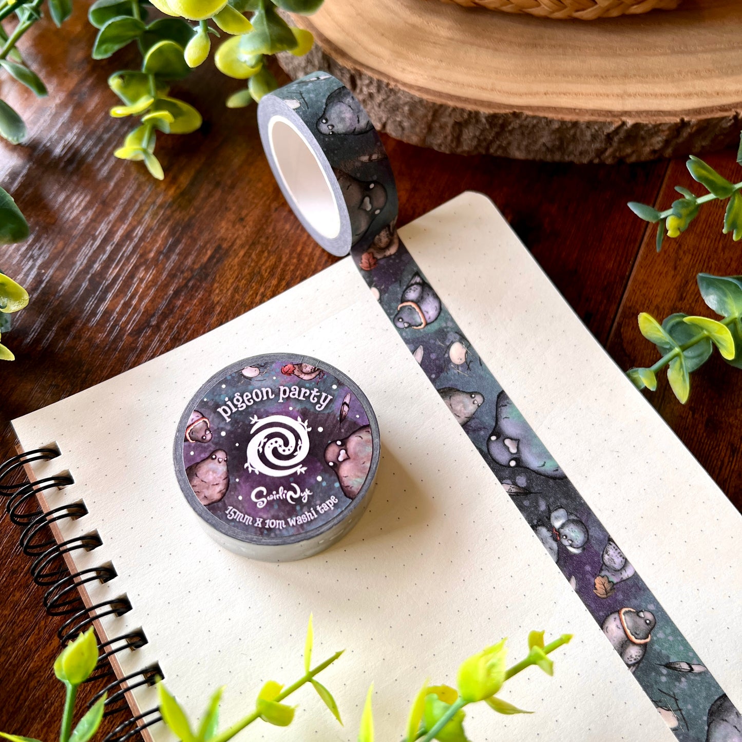 Pigeon Party Washi Tape