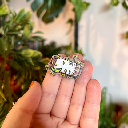 Cosy Gamer Wooden Pin