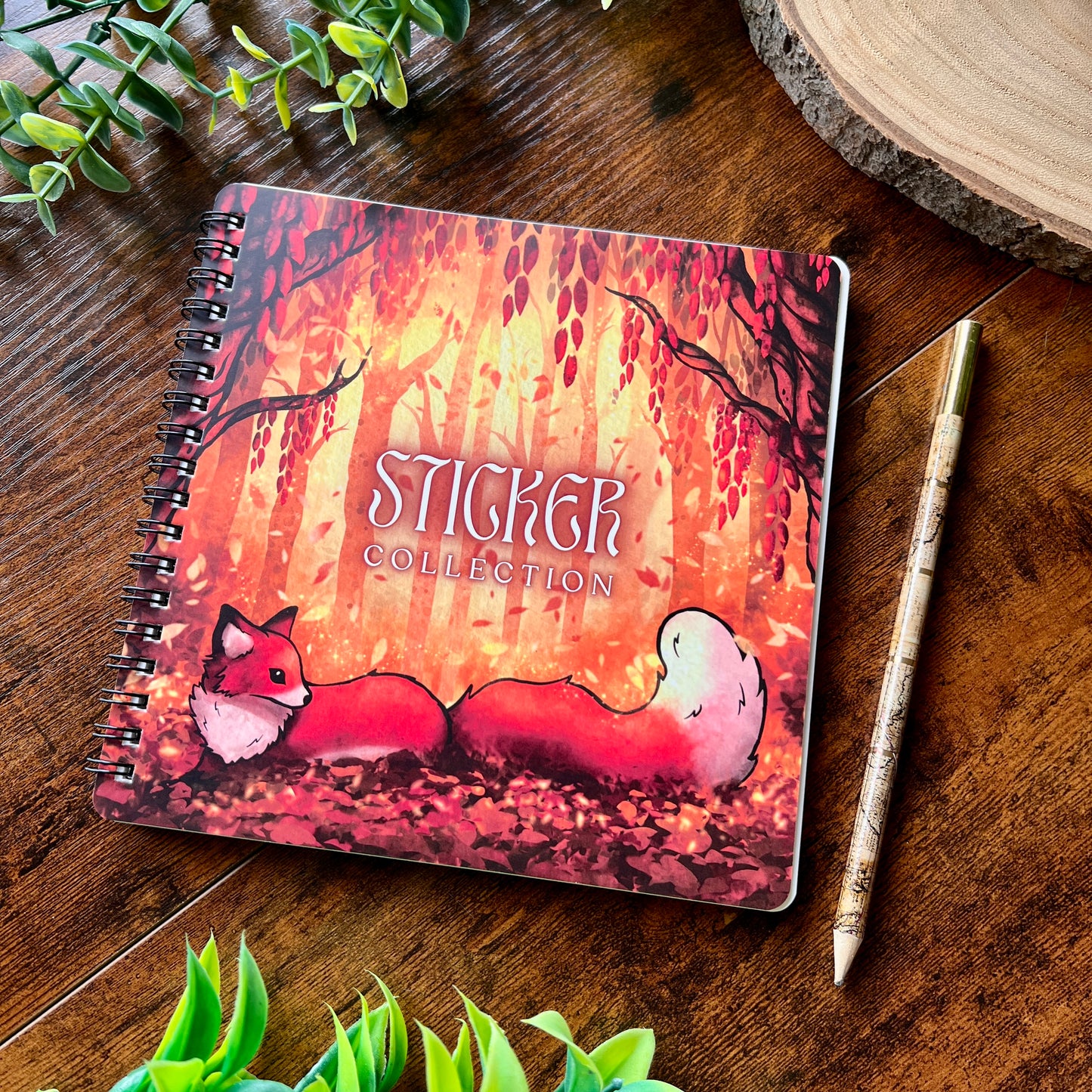 Forest Fox Sticker Album