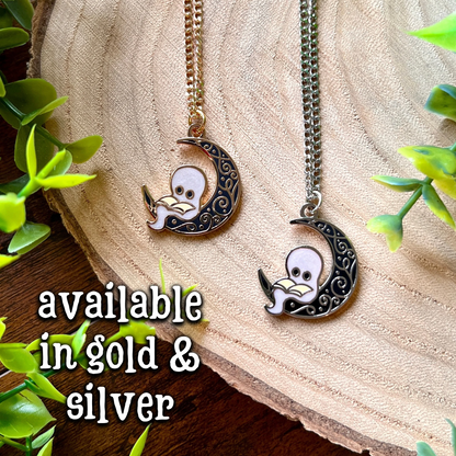 Wisper the Ghost Pendant Necklace