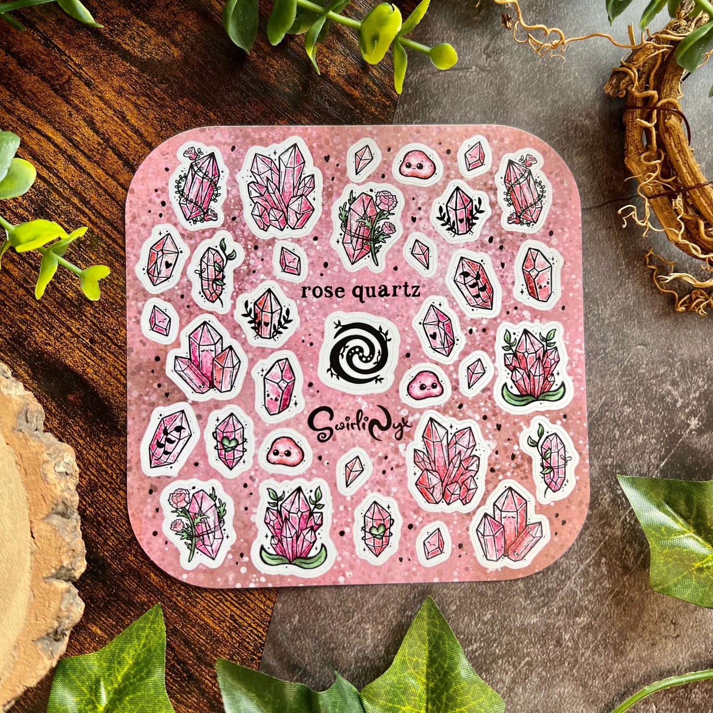 Rose Quartz Sticker Sheet