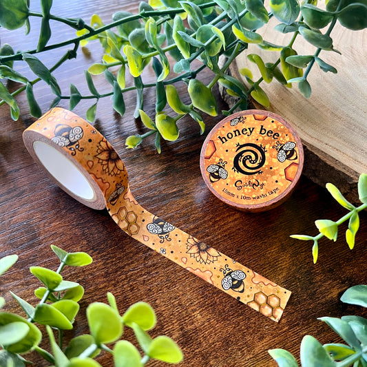 Honey Bee Foil Washi Tape
