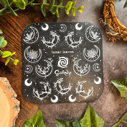 Dark Lunar Leaves Sticker Sheet