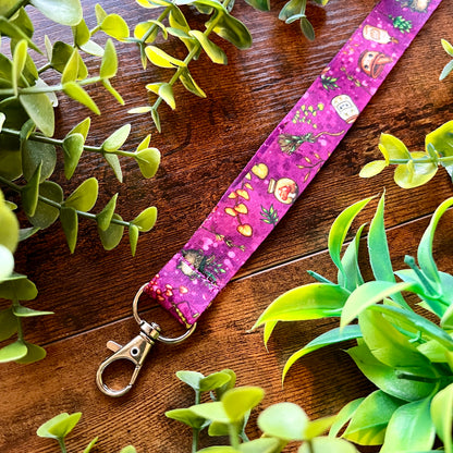 Apothecary Purple Lanyard