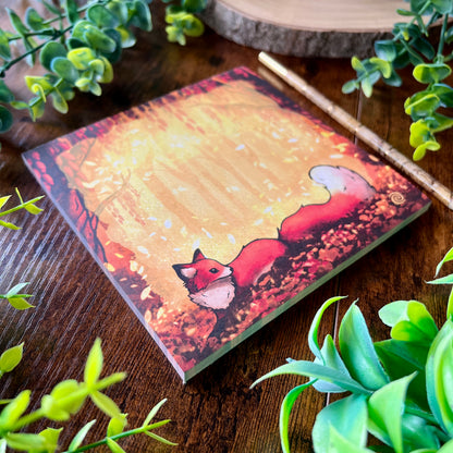 Forest Fox Notepad