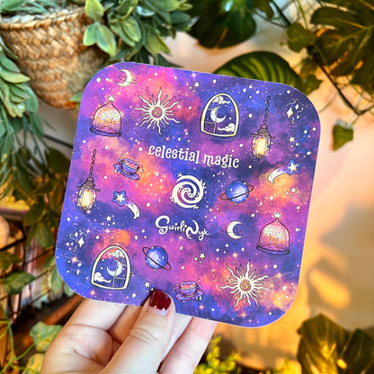 Celestial Magic Purple Sticker Sheet