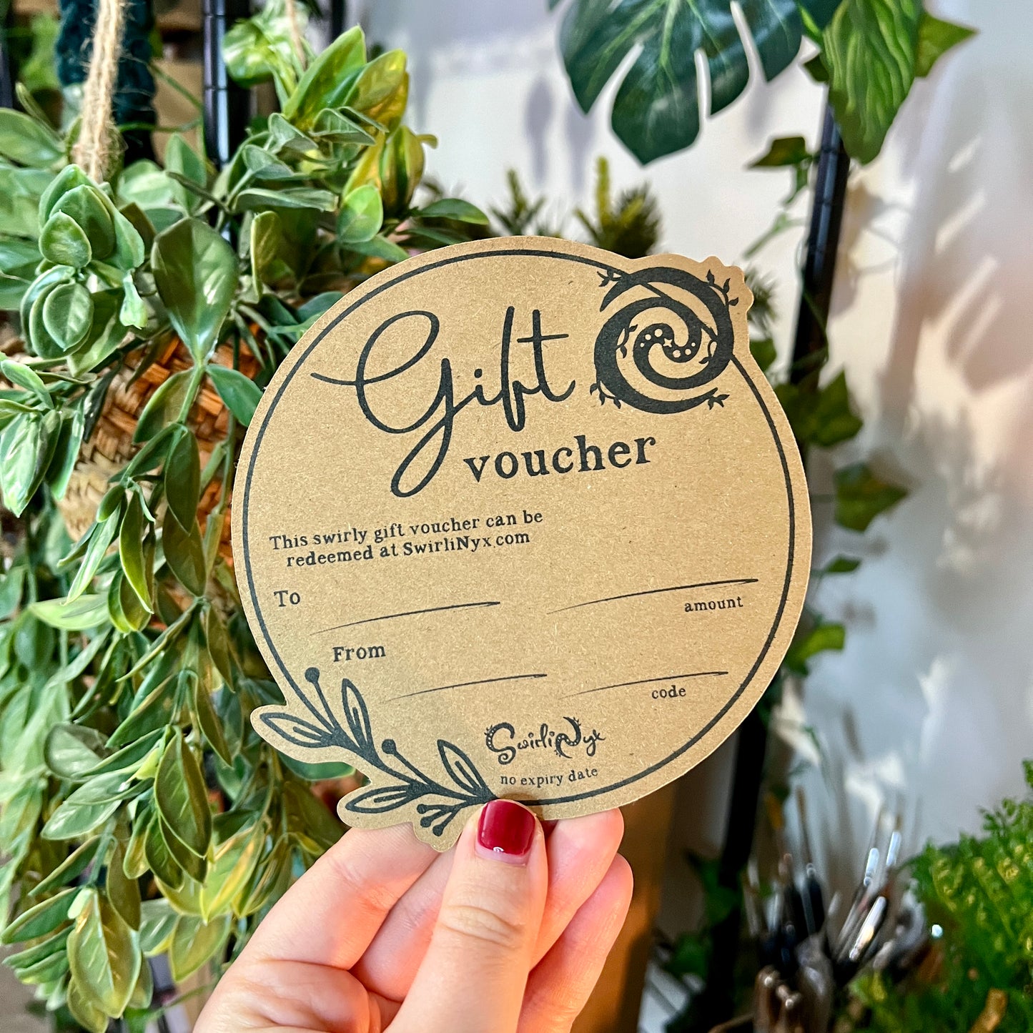 Swirly Gift Voucher (Physical)