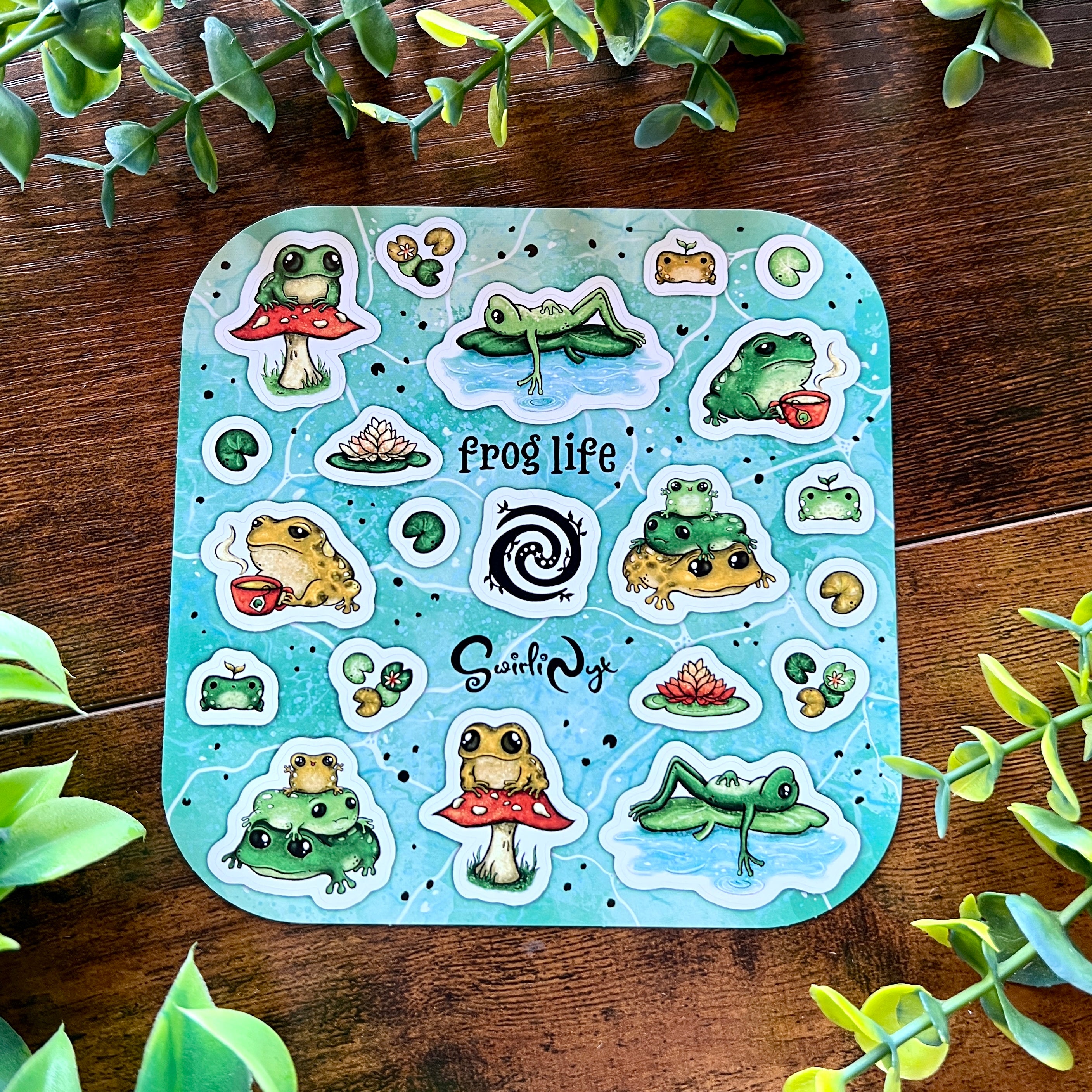 Frog Life Classic Sticker Sheet