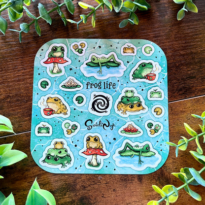 Frog Life Classic Sticker Sheet