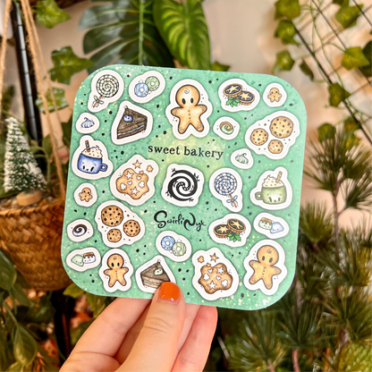 Peppermint Sweet Bakery Sticker Sheet
