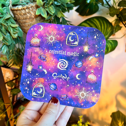 Celestial Magic Purple Sticker Sheet