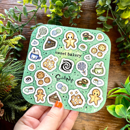 Peppermint Sweet Bakery Sticker Sheet