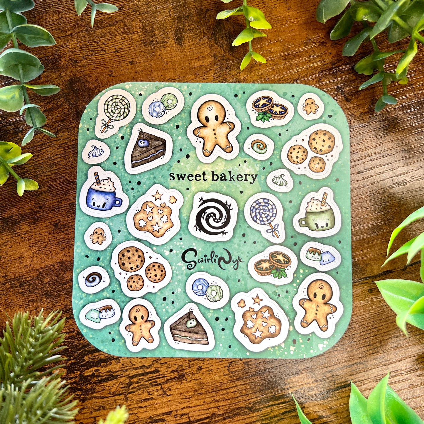 Peppermint Sweet Bakery Sticker Sheet