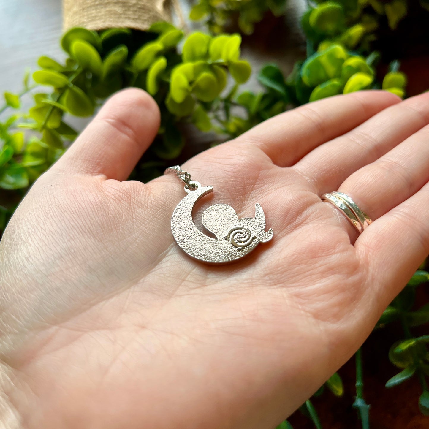 Wisper the Ghost Pendant Necklace