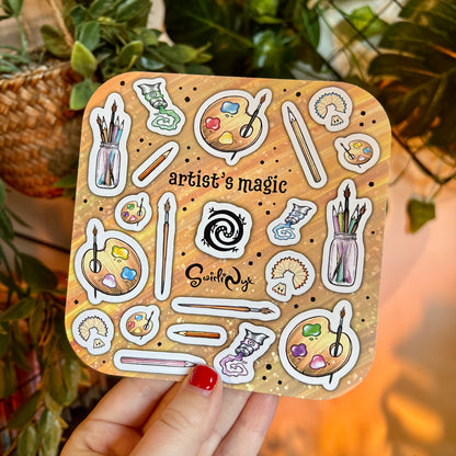 Artist's Magic Pastel Sticker Sheet