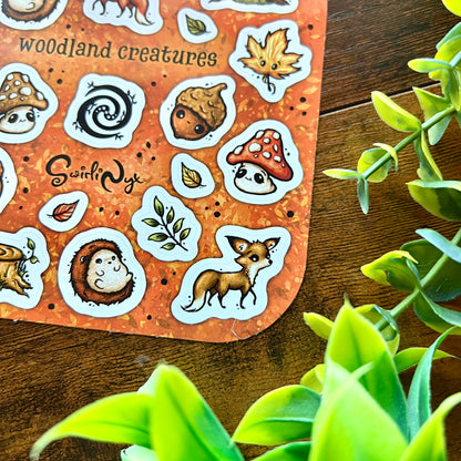 Woodland Creatures Classic Sticker Sheet