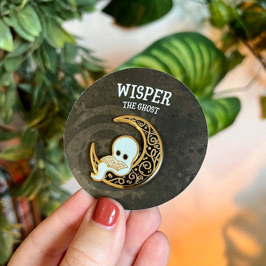 Wisper the Ghost Enamel Pin