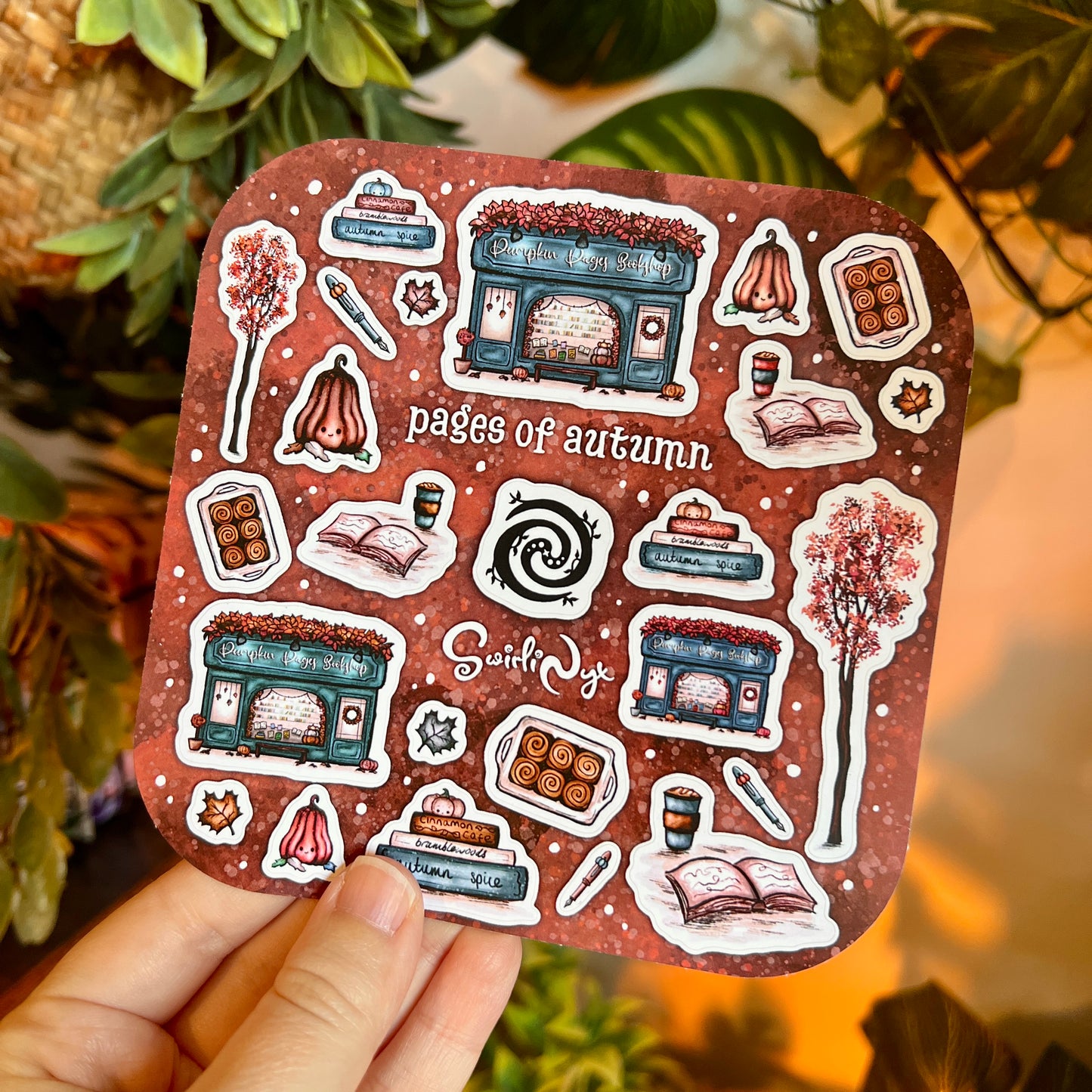 Pages of Autumn Berry Sticker Sheet