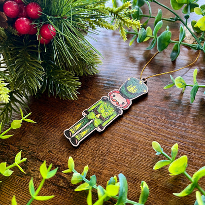 'Frederick' Nature's Nutcracker Wooden Decoration