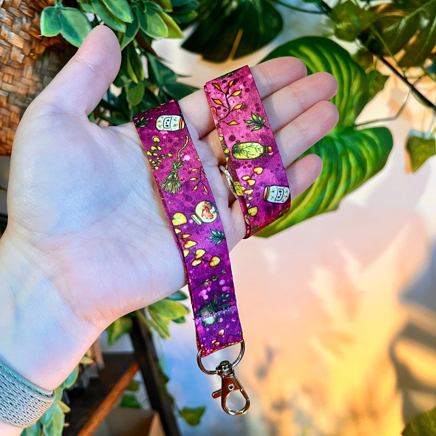 Apothecary Purple Lanyard