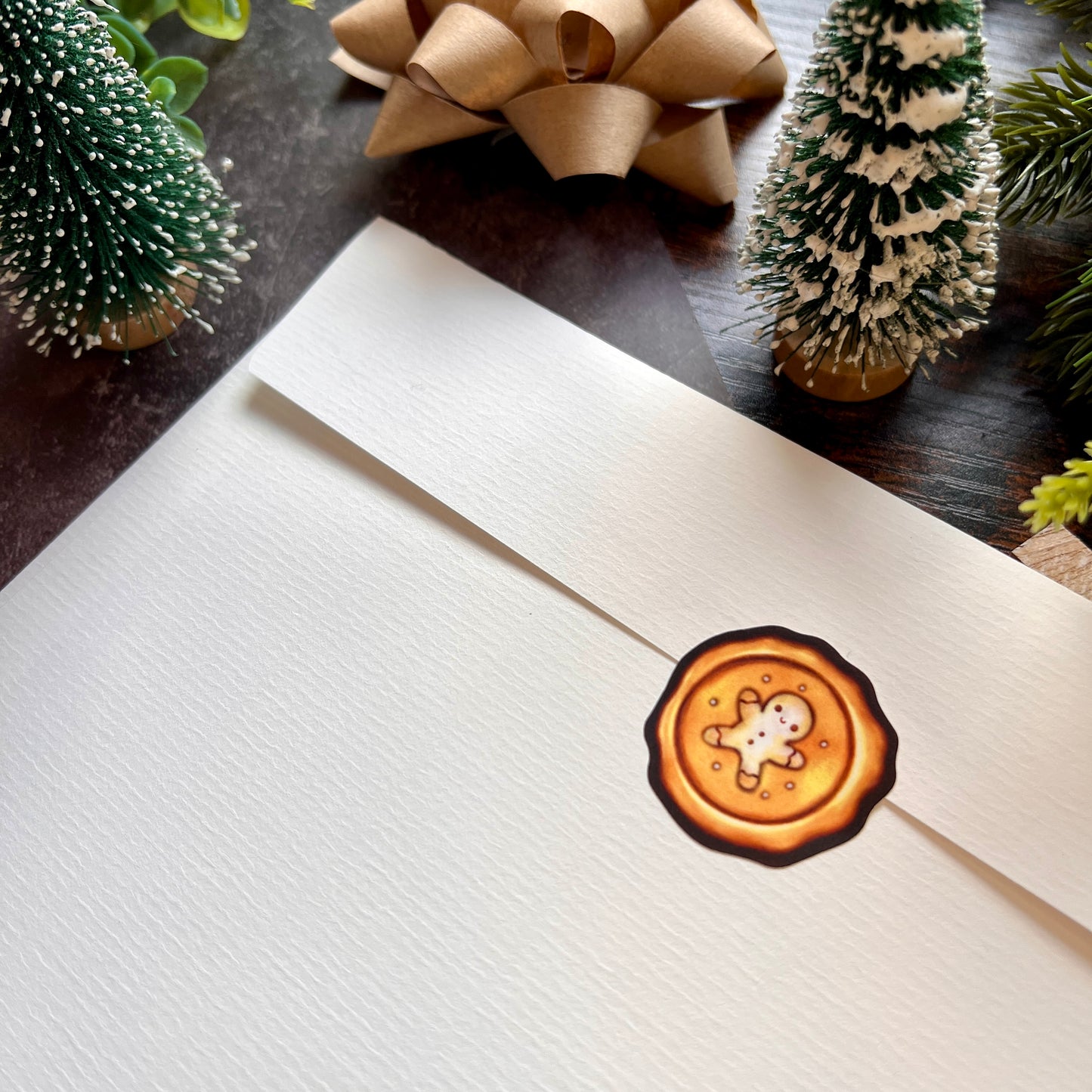 END OF LINE Festive Wax Seal Sticker Sheet
