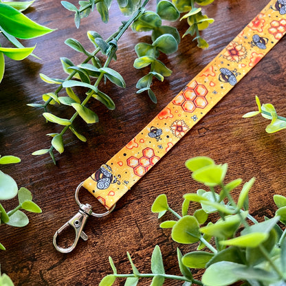 Honey Bee Lanyard