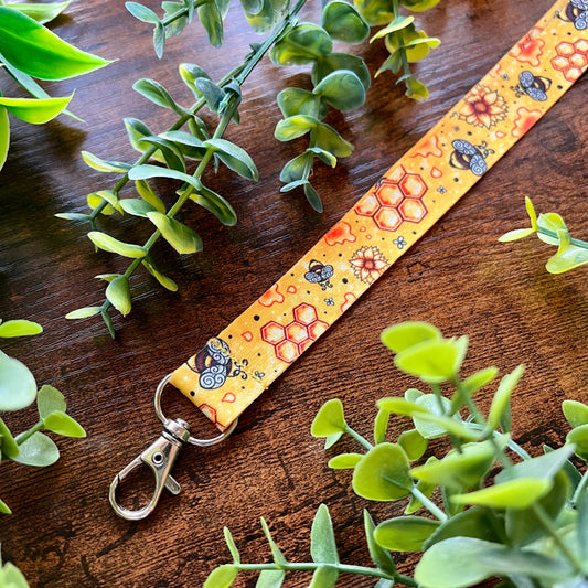Honey Bee Lanyard