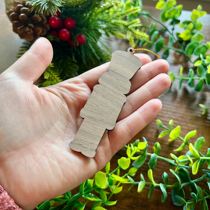 'Frederick' Nature's Nutcracker Wooden Decoration