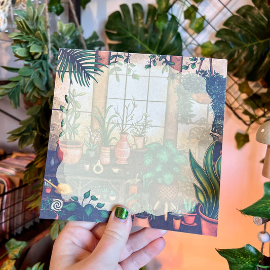 Plant Room Notepad Large