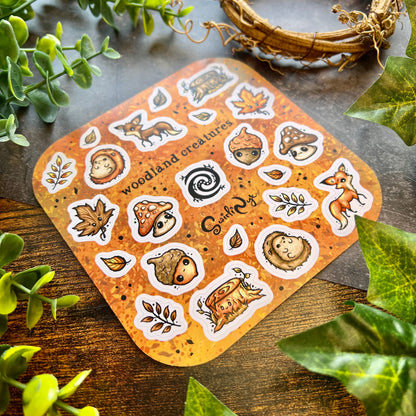 Dawn Woodland Creatures Sticker Sheet