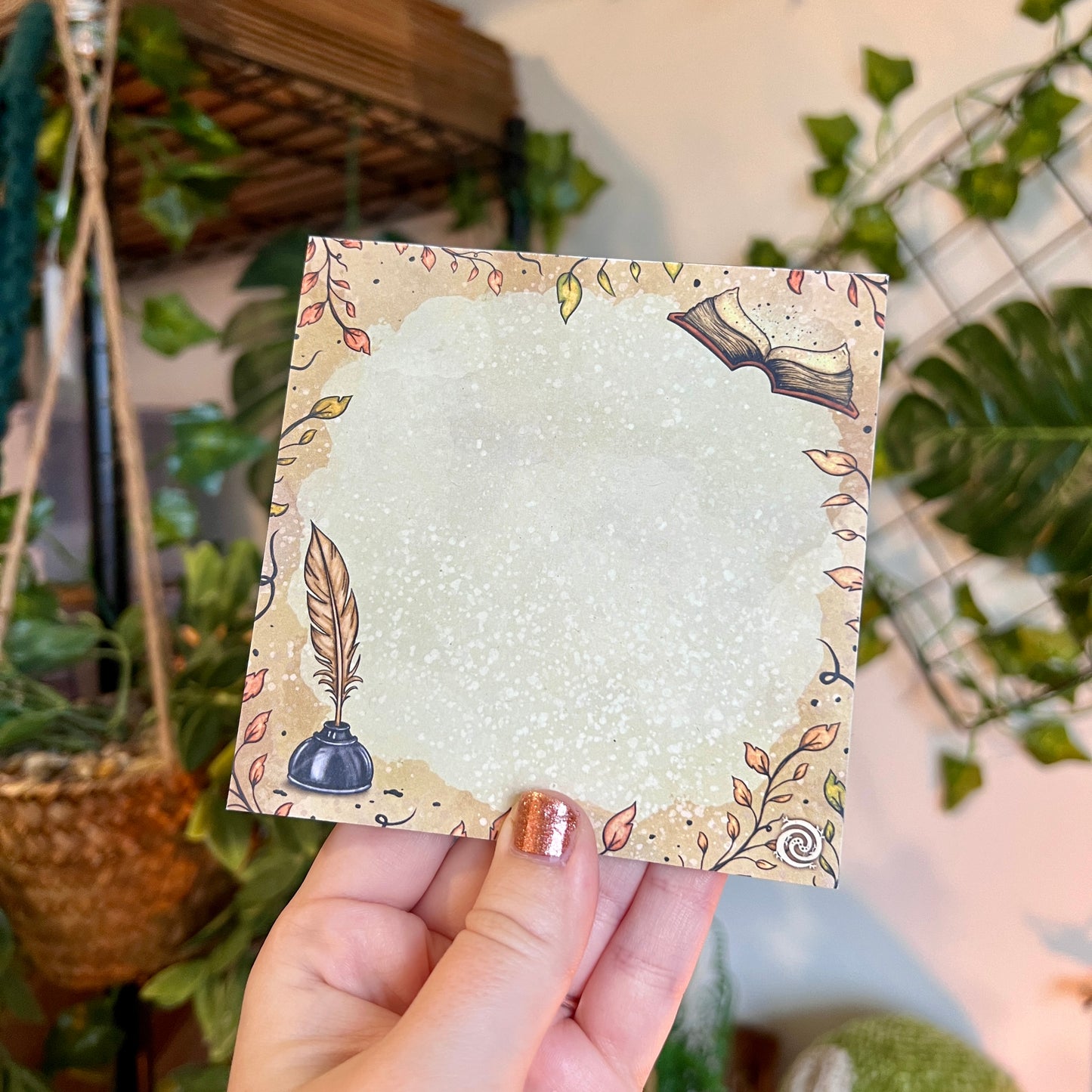 Ink and Quill Memo Pad Small