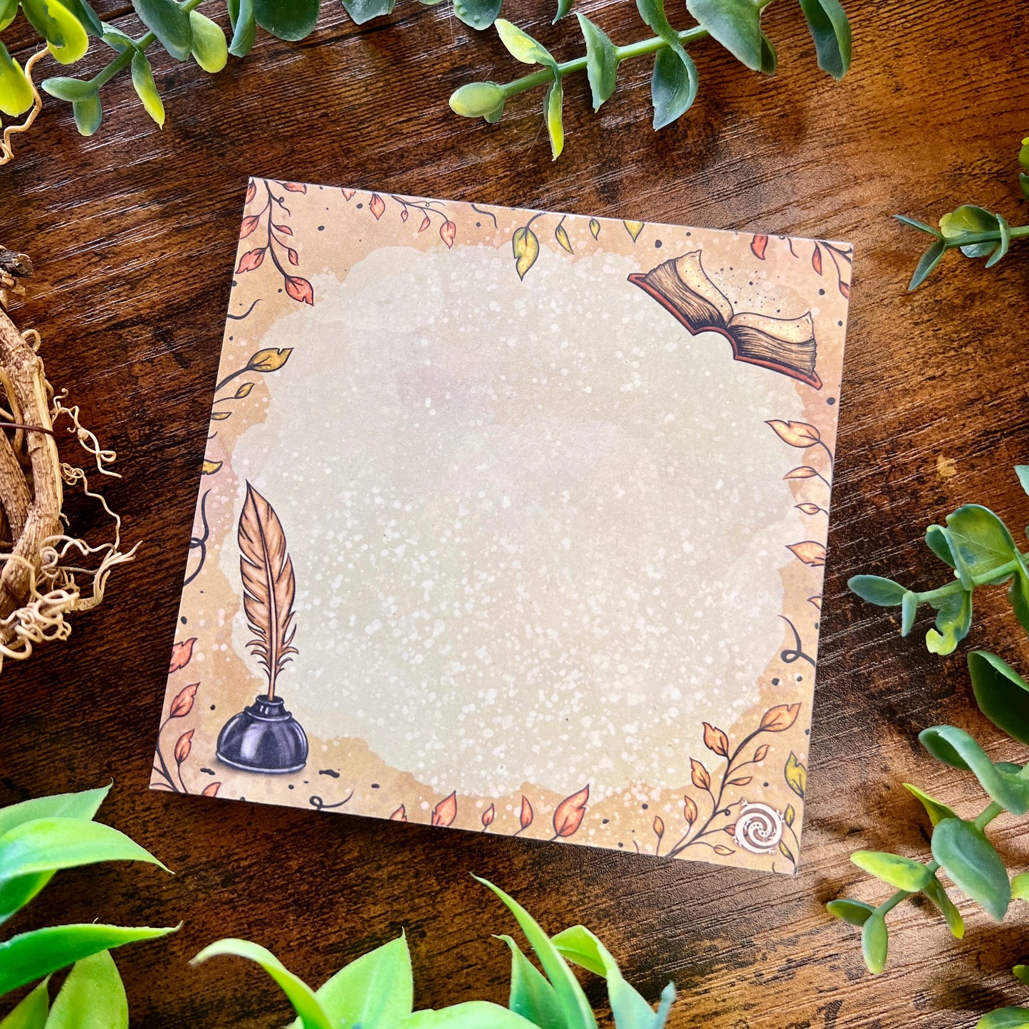 Ink and Quill Memo Pad Small