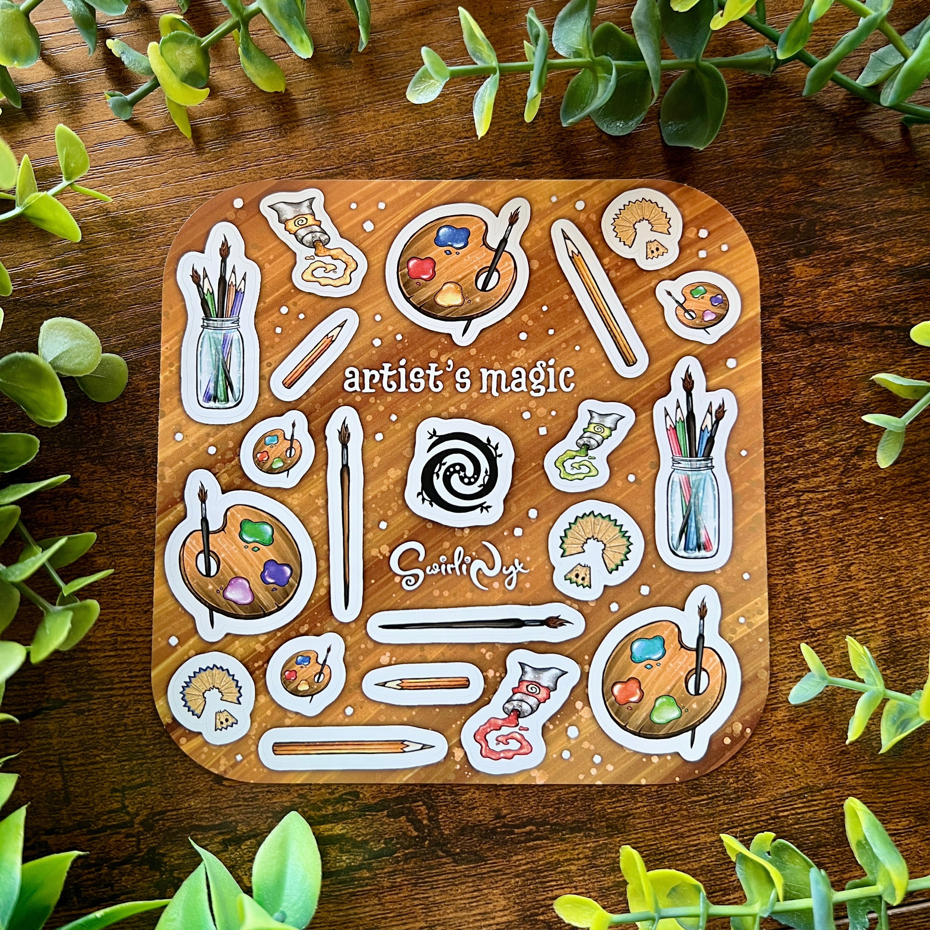 Artist's Magic Classic Sticker Sheet